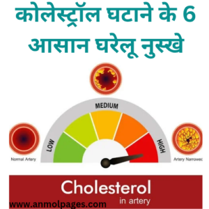 कोलेस्ट्रॉल घटाने के 6 आसान घरेलू नुस्खे