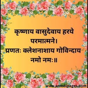 Krishnay Vasudevay Haraye Paramatmane